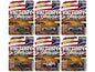 "Military" Set B of 6 pieces 2025 Release 1 Limited Edition Diecast Models by Johnny Lightning  free shipping USA
