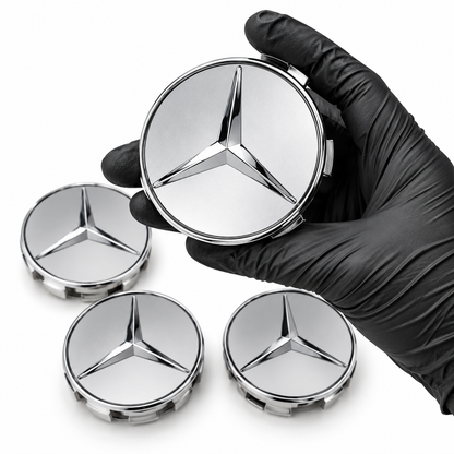 75mm Floating Center Wheel Caps for Mercedes Benz