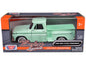 1966 GMC C1000 Fenderside Pickup Truck Light Green "Timeless Legends" Series 1/24 Diecast Model Car by Motormax  free shipping USA