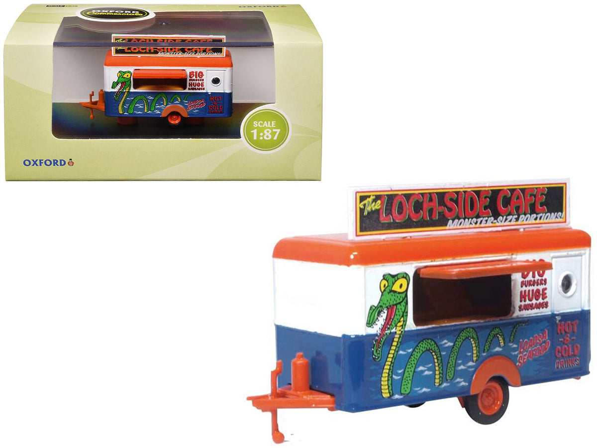 Mobile Food Trailer "Loch-Side Cafe" 1/87 (HO) Scale Diecast Model by Oxford Diecast  free shipping USA