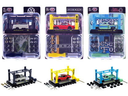 Model Kit 3 piece Car Set Release 82 Limited Edition to 8000 pieces Worldwide 1/64 Diecast Model Cars by M2 Machines  free shipping USA