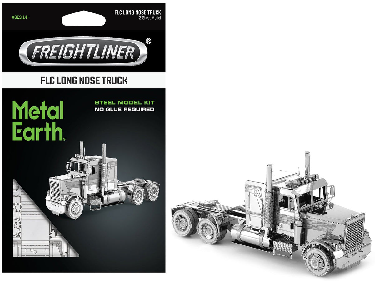 Model Kit Freightliner FLC Long Nose Truck (Challenging Difficulty) Steel Model by Metal Earth  free shipping USA