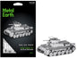 Model Kit Japanese Chi Ha Tank (Moderate Difficulty) Steel Model by Metal Earth  free shipping USA