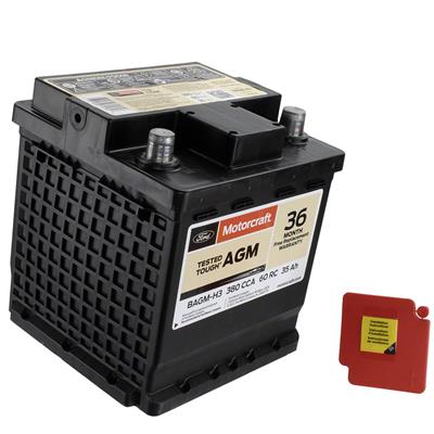 Motorcraft Tested Tough AGM Batteries - BAGMH3