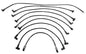 Moroso Ultra 40 Unsleeved Custom-Fit Wire Sets - 73723