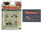 "Motomania 7" 4 piece Diecast Figure Set (2 Figures 2 Motorcycles) Limited Edition to 4800 pieces Worldwide for 1/64 scale models by American Diorama  free shipping USA