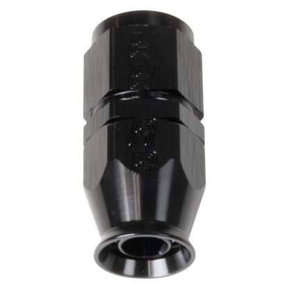 Black Straight -8 Pro PTFE Hose End
