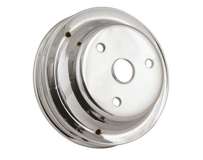 Mr. Gasket Chrome Plated Crank Pulleys - 4977
