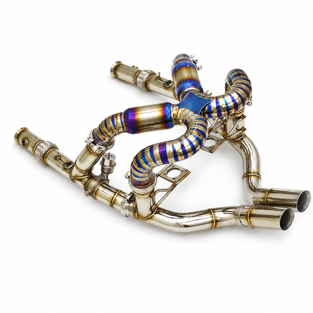 F1 Titanium Exhaust System for Lamborghini Murcielago LP620 LP640 LP670 V12 6.2