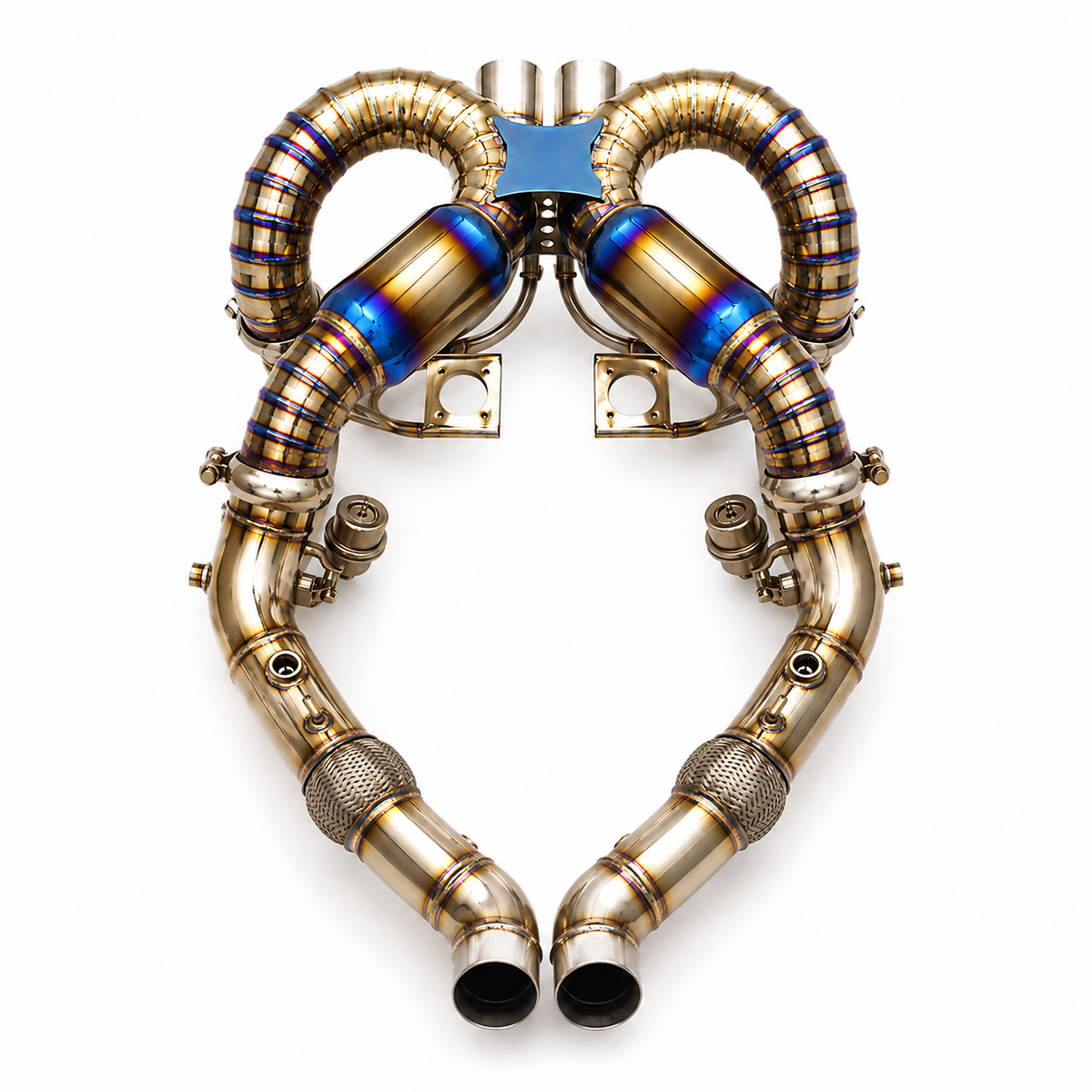 F1 Titanium Exhaust System for Lamborghini Murcielago LP620 LP640 LP670 V12 6.2