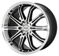 Maxxim Ferris Gloss Black Wheels with Full Machined Face - 4S77T04405