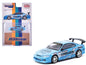 Nissan Silvia (S15) Vertex RHD (Right Hand Drive) "GReddy" Light Blue "Global64" Series 1/64 Diecast Model by Tarmac Works  free shipping USA
