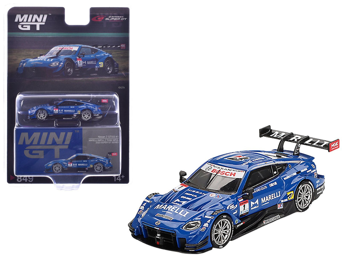 Nissan Z GT500 #1 Kazuki Hiramine - Bertrand Baguette "Team Impul" "Super GT Series" (2023) Limited Edition 1/64 Diecast Model Car by Mini GT  free shipping USA