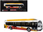 Nova Bus LFSH Hybrid Transit Bus "MTA Maryland" White with Red and Yellow Graphics "The Bus & Motorcoach Collection" Limited Edition to 504 pieces Worldwide 1/87 (HO) Diecast Model by Iconic Replicas  free shipping USA