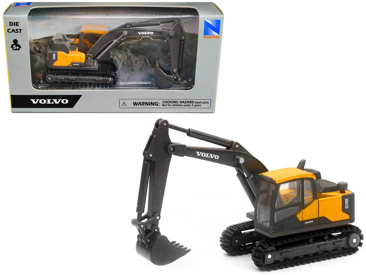 Volvo EC140E Track-Type Excavator Yellow Diecast Model by New Ray  free shipping USA