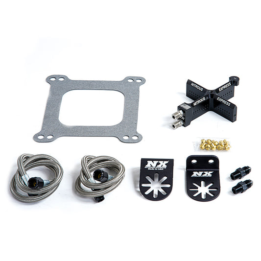 Nitrous Express - Covert Crossbar Pro Power Plate Conversion (4150 Flange) 100-500Hp - NX609C