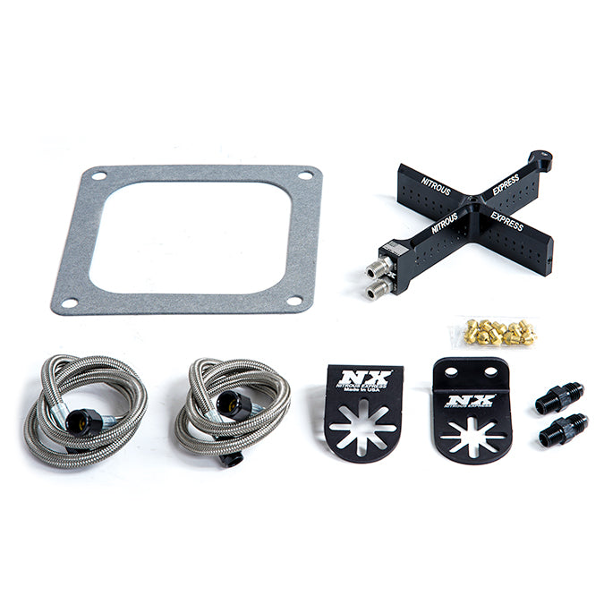 Nitrous Express - Covert Crossbar 4500 Flange Stage 6 Plate Conversion 50-300Hp - NX613C