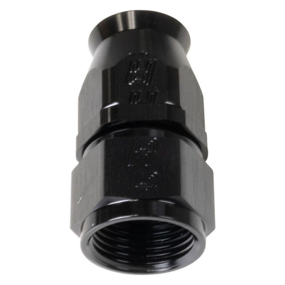 Black Straight -12 Pro PTFE Hose End