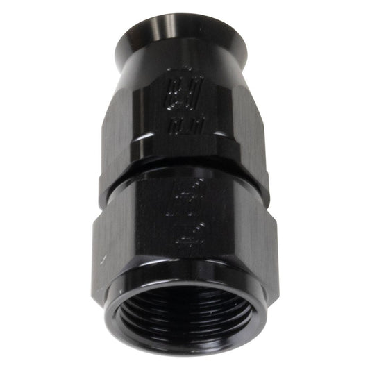Black Straight -12 Pro PTFE Hose End
