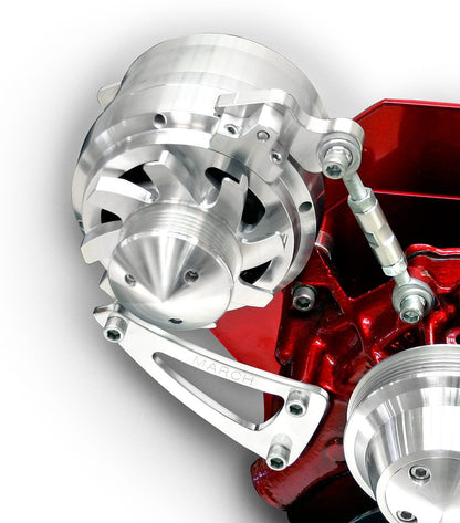 Small Block Chevy Alternator Bracket - Chrome