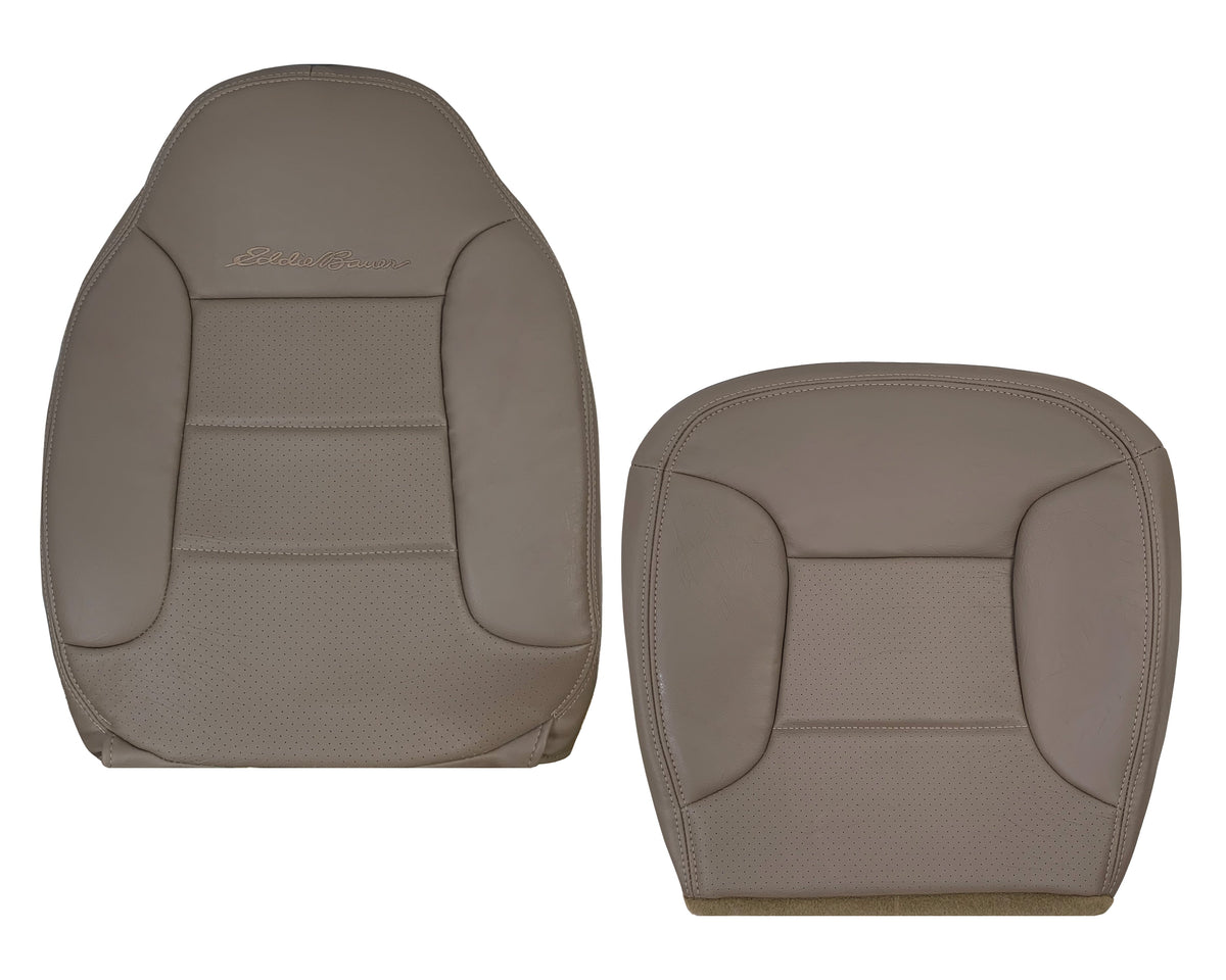 1992 - 1996 Ford Bronco Eddie Bauer Synthetic Leather Seat Cover In Mocha Tan