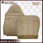 1999-2003 Ford F150 Lariat Replacement Seat Cover in Tan: Choose Leather or Vinyl