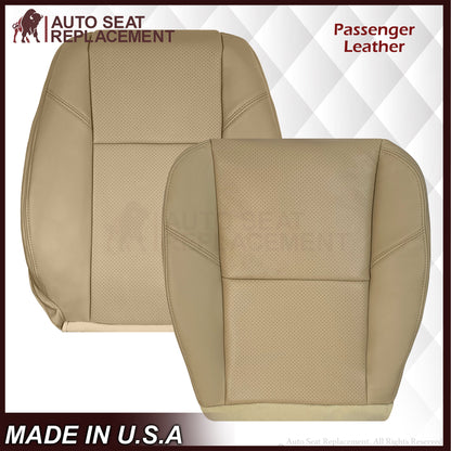2007-2014 Chevy Silverado Suburban Tahoe Perforated Seat Cover in Light Cashmere Tan: Choose From Variation
