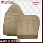 1999-2003 Ford F150 Lariat Replacement Seat Cover in Tan: Choose Leather or Vinyl