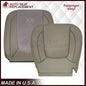 2004-2005 Dodge Ram 1500 2500 3500 4500 Laramie SLT Replacement Synthetic Leather & Suede Seat Cover In Tan