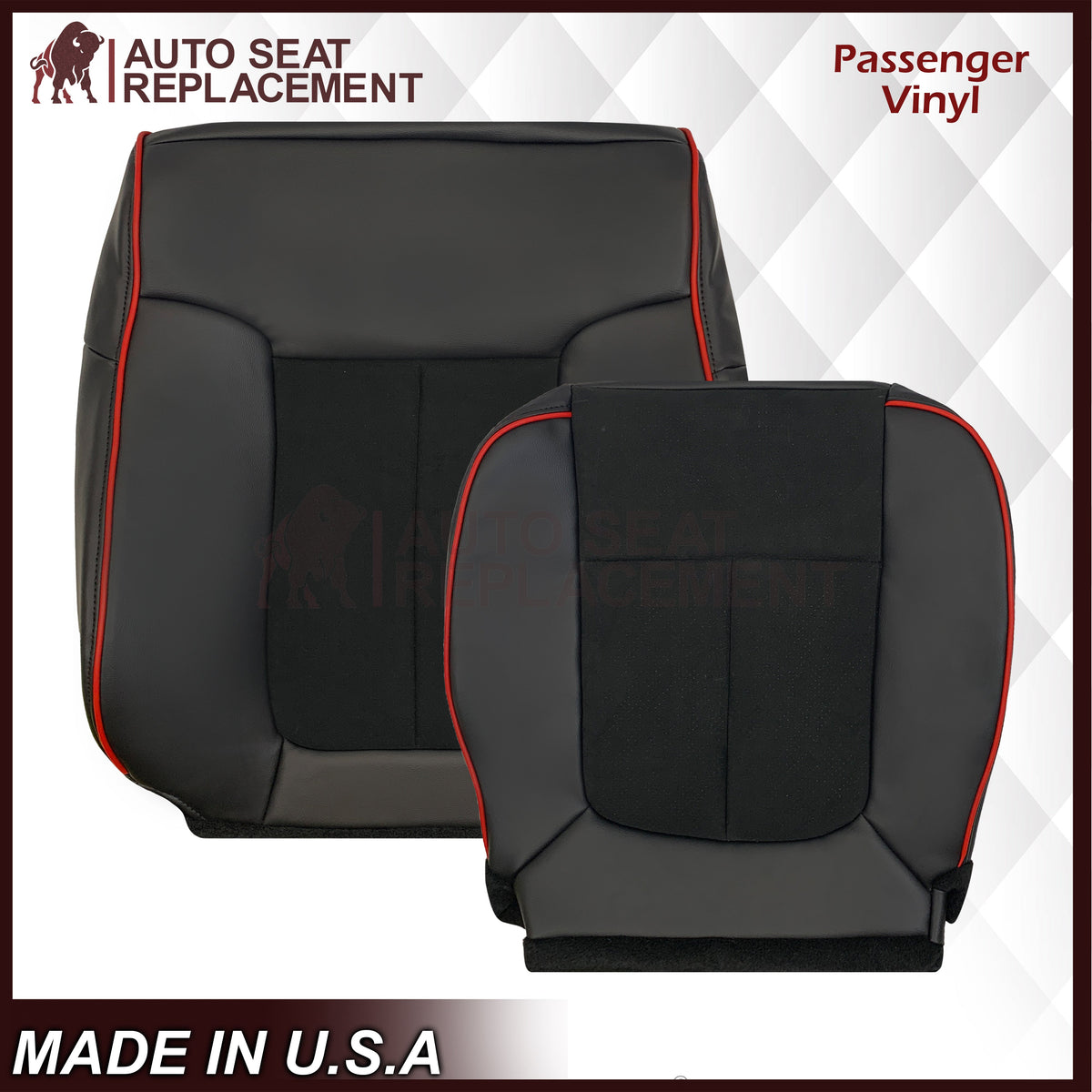 2013–2014 Ford F-150 FX4 Appearance Package Black Seat Cover with Suede Insert
