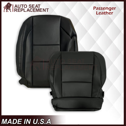 2005-2015 Nissan Titan Driver and Passenger Side Top and Bottom Seat Covers in Black : Choose from the variants