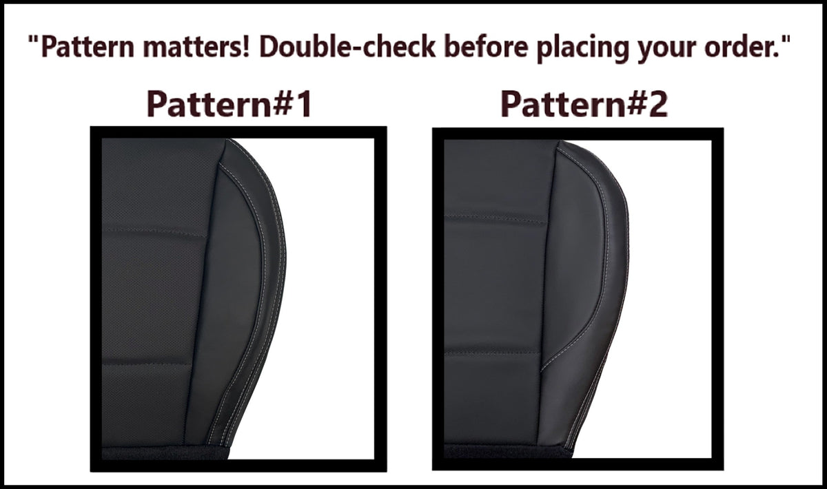 2015 - 2019 Subaru Outback LIMITED Front Bottom Replacement Seat Covers In Black