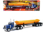 Peterbilt 379 Truck with Side Dump Blue and Yellow "Long Haul Truckers" Series 1/32 Diecast Model by New Ray  free shipping USA