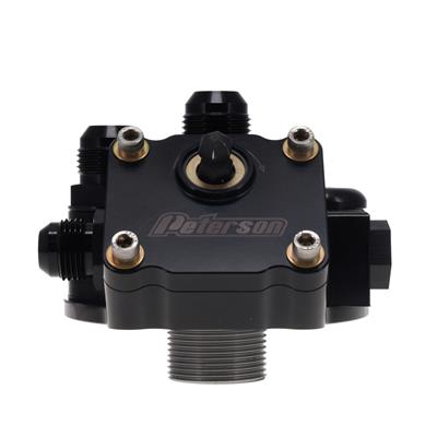 Peterson Fluid Systems Oil Filter Mounts with Engine Oil Primers - 091561