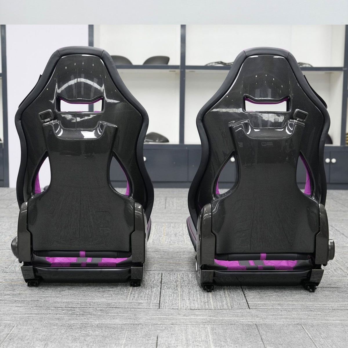 Alcantara Dry Carbon Fiber Racing Seats for Lamborghini Huracan STO Aventador Urus