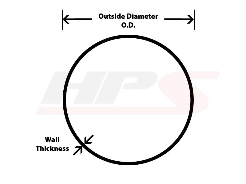 6061-T6 Aluminum Straight Tubing, Select Diameter & Length, HPS AST