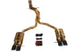 Audi B8  B8.5 S4  S5 3.0  4.2L Catback T304 SS Anodized Gold 3.5" Tips