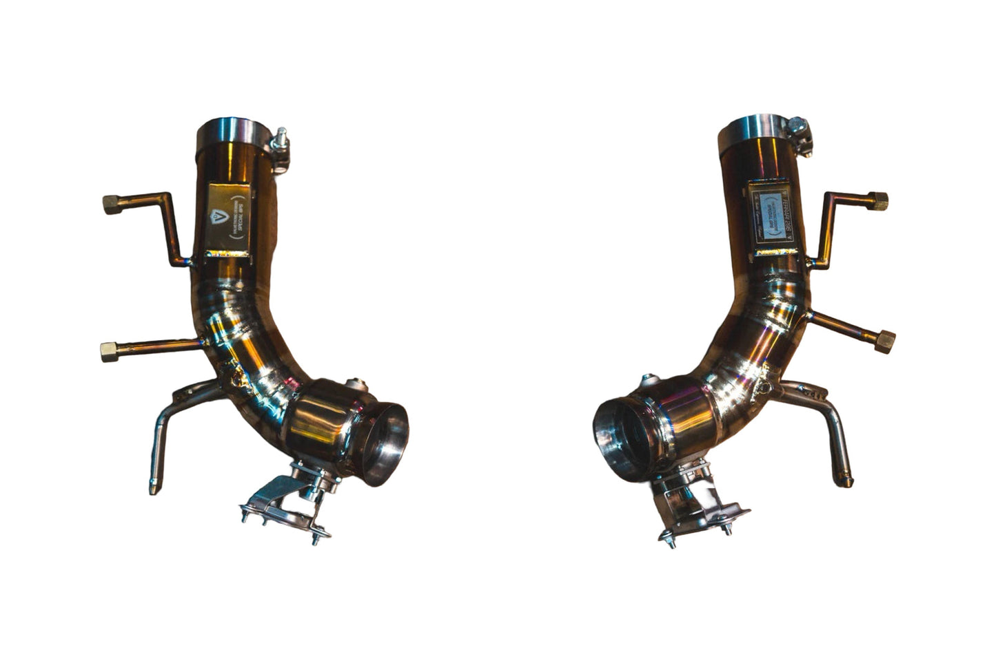 Ferrari 296 GTB GTS 3.0L Full Exhaust System  Grade 5 Titanium  OEM Style Tips