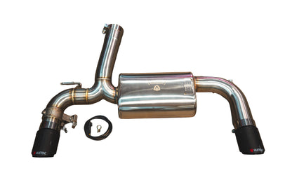 BMW F Series Axleback T304 SS Carbon Fiber 3.5" Tips