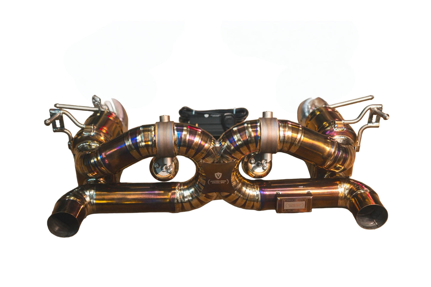 Ferrari 488 GTB  Spider 3.9L Catback  Grade 5 Titanium  OEM Style Tips
