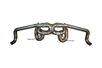 Audi R8 5.2L F1 Catback Exhaust T304 SS Reuses OEM Tips