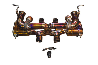 Ferrari 458 Italia 4.5L Catback  Grade 5 Titanium  OEM Style Tips