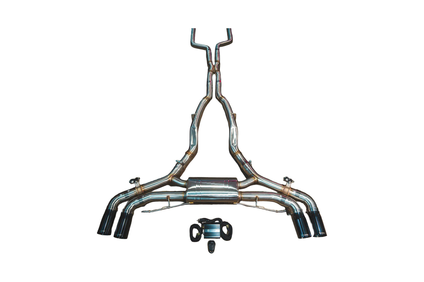BMW F95 X5M / X6M 4.4L Catback  T304 SS Black 3.5" Tips