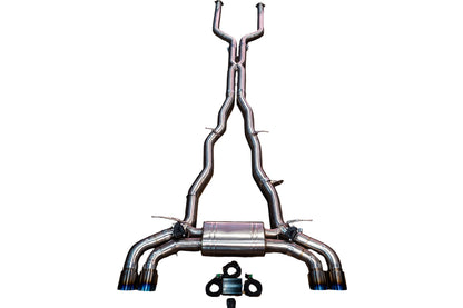 BMW G90  G99 M5 4.4L Catback Exhaust System Grade 5 Titanium  Titanium 4" Tips