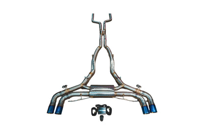 BMW F95 X5M / X6M 4.4L Catback  T304 SS Burnt 3.5" Tips