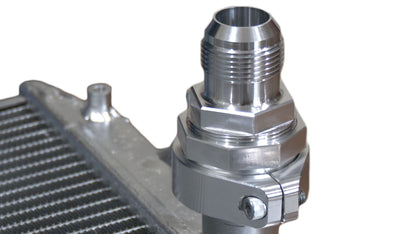 Weld Free 16AN Compression Fitting; Fits 1.45-1.6"; Polished; Billet