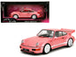 Porsche 911 Carrera RS (964) Pink Metallic with White Stripes "Pink Slips" Series 1/18 Diecast Model Car by Jada  free shipping USA