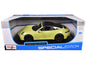 Porsche 911 Targa 4 GTS (992.2) Yellow with Black Top "Special Edition" Series 1/18 Diecast Model Car by Maisto  free shipping USA