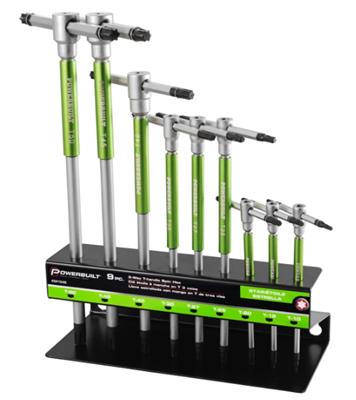 Powerbuilt 9-Piece T-Handle Torx Key Wrench Sets - 941646
