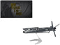 Q Glider Gray Metallic James Bond 007 "No Time To Die" (2021) Movie Diecast Model by Corgi  free shipping USA